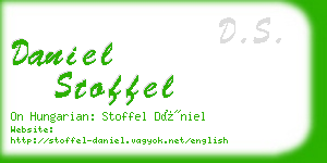 daniel stoffel business card